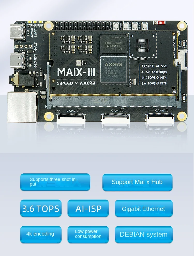 WayPonDEV Sipeed M3AXPI 人工知能 AI Linux Amazon.com: Sipeed M3AXPI LPDDR4X 2GB AI Linux Single Board