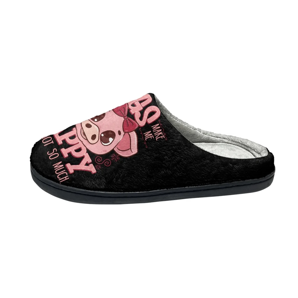 Casual Men Home Slippers Zapatos Cute Pig Design House Bedroom Cozy Footwear Dropshipping Winter Warm Cotton Slippers for Women