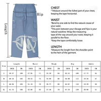 Retro High Street Trend New Overalls Y2k Fashion Harajuku Casual Pants Loose High Waist Straight Wide Leg Pants Jeans Women - Image 6