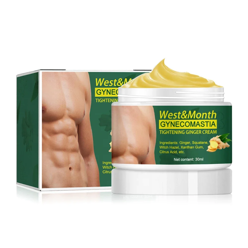 Breast Firming Cream Breast Firming Massage Cream For Man Chest Massage Care Get Rid of Excess Fat Exercise Chest Muscle Ginger Breast Develop Cream