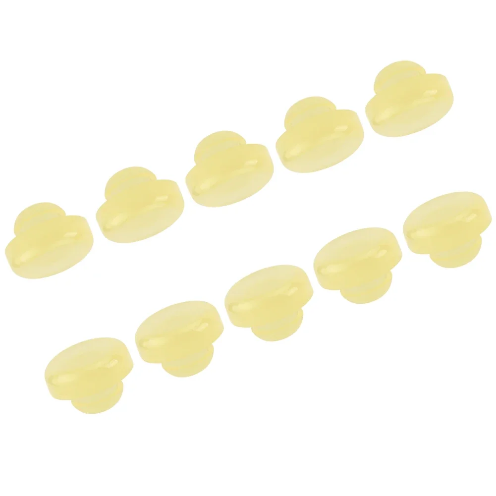 10pcs Brake Clutch Pedal Stopper Pad 46584-S0100 Yellow For Nissan 200SX 240SX 300ZX 350Z For Infiniti G20 G35 G37 I30 J30 brake clutch pedal stopper