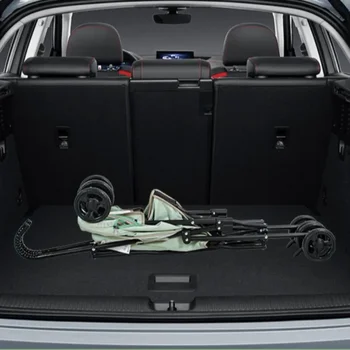 Cat Stroller Folding Cat Transportation 360 ° Universal Four-wheel Portable Cat Carrier Breathable Luxury Pet Travel Products 2