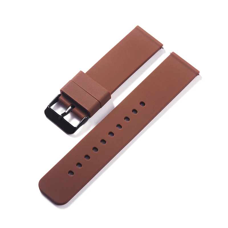 Waterproof Silicone Quick Release Watch Band - Soft Rubber Strap Bracelet