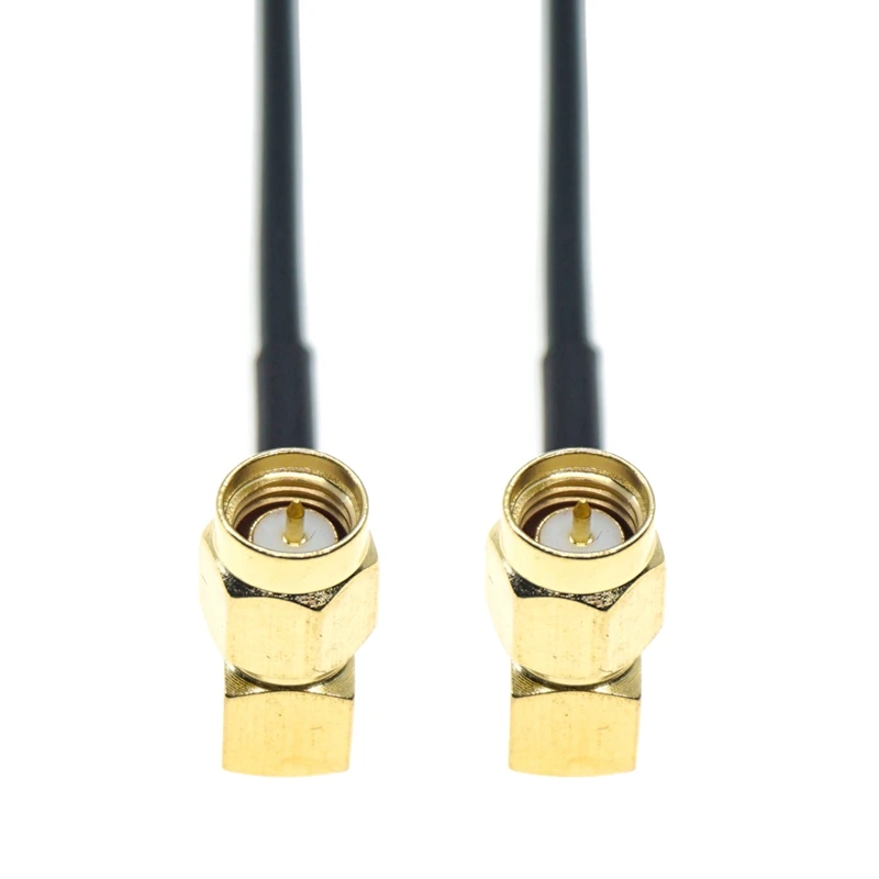 Cavo Coassiale RG174 15cm Placcato Oro Cavo Jumper RP-SMA Maschio A Maschio RG174 - Lunghezza 15 Cm (6 Pollici), Per Collegamenti RF In Antenne - Foto 6