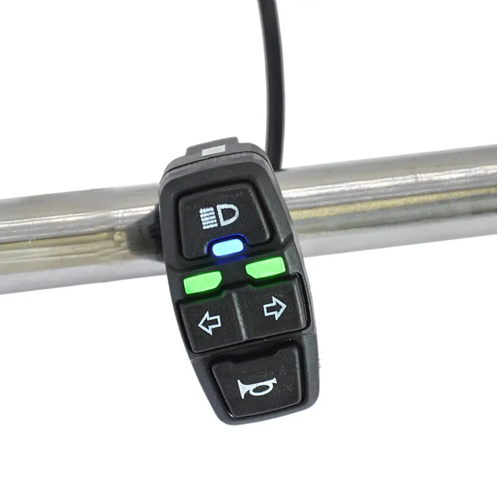 Interrupteur Clignotant Pour Scooter Et Moto électrique - 2 Pièces, Plastique Robuste, Installation Facile - 3