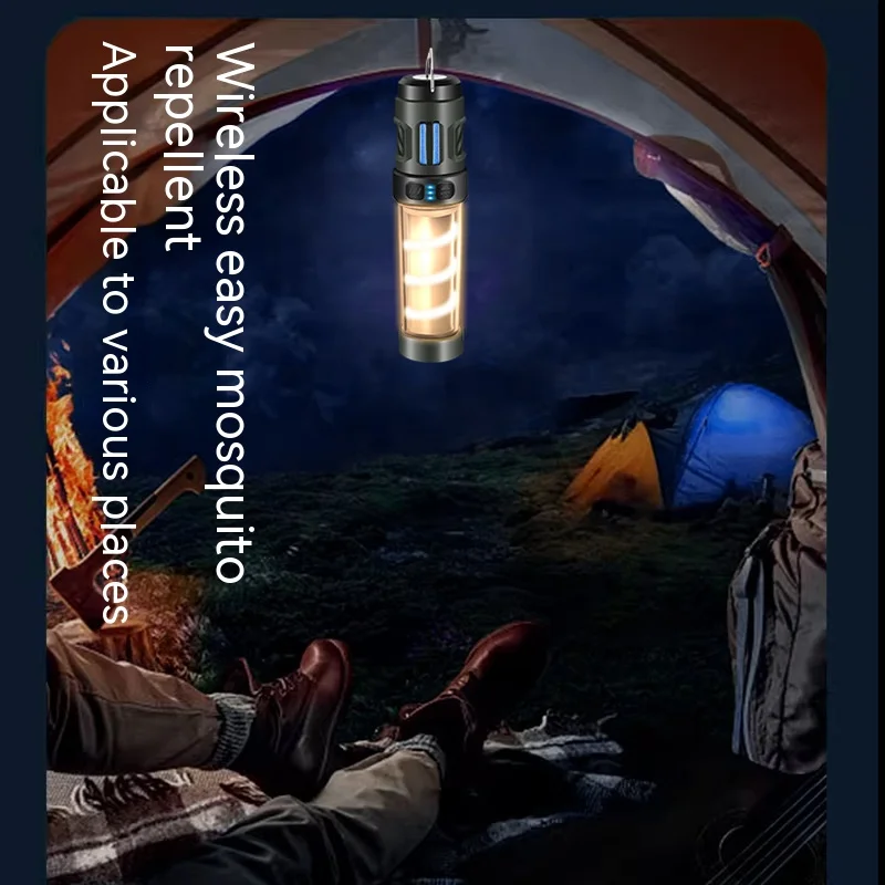 Multi-function Camping Mosquito Lamp Rechargeable Portable LED Flashlight Outdoor Lighting Mosquito Repellent Light with Tripod 3 Multi-function Camping Mosquito Lamp Rechargeable Portable LED Flashlight Outdoor Lighting Mosquito Repellent Light with Tripod 3