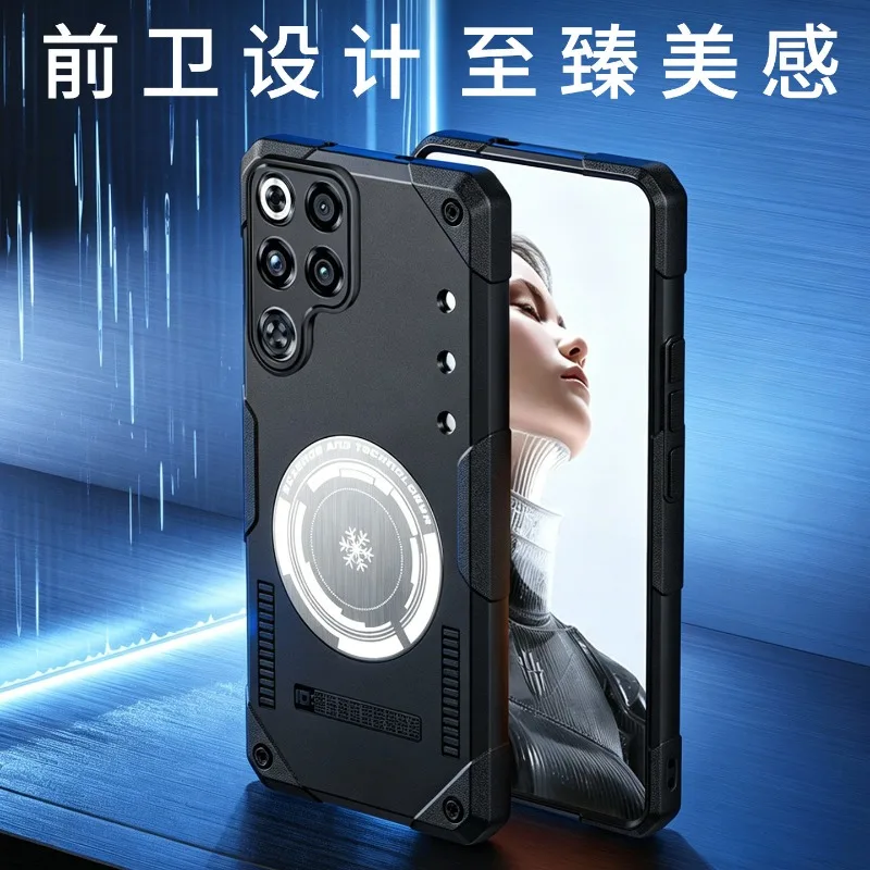 Magnetic Heat Sink Shockproof Bumper Phone Case