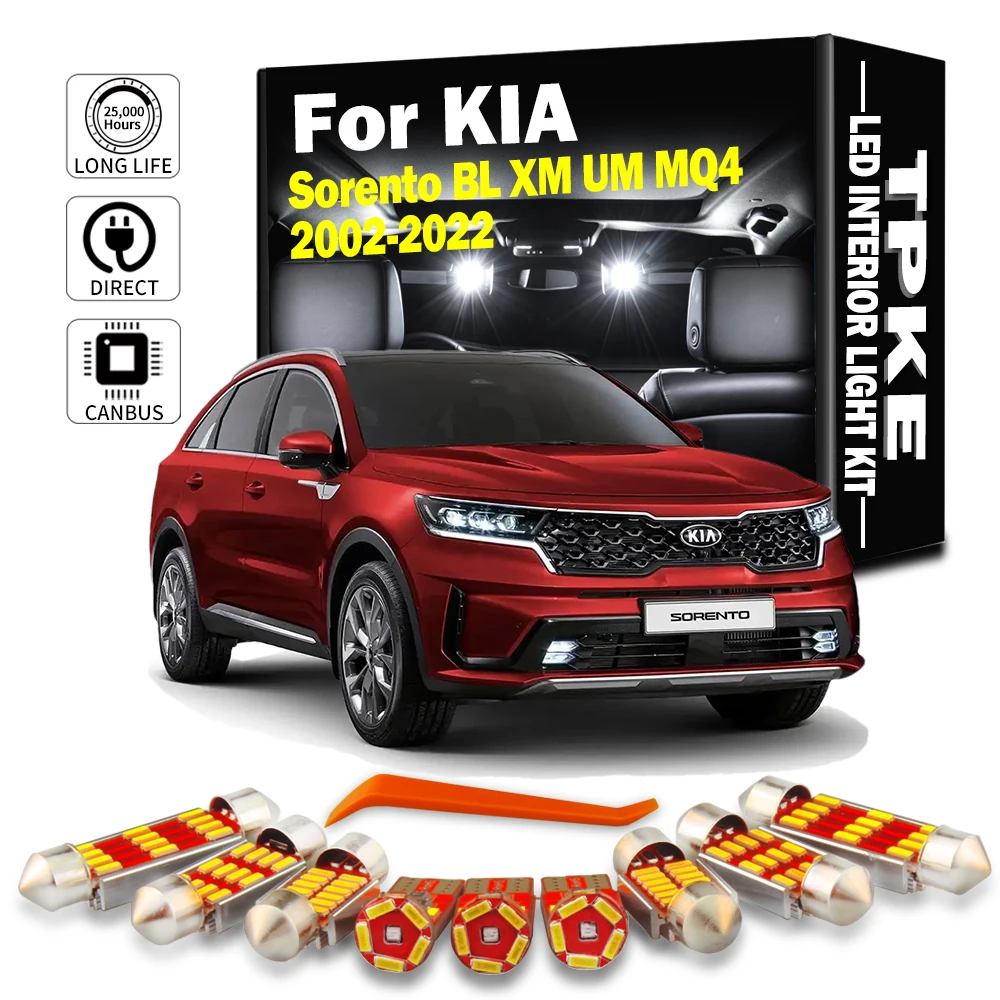 Tpke Led Interior Light Kit For Kia Sorento Bl Xm Um Mq4 20022013 2014