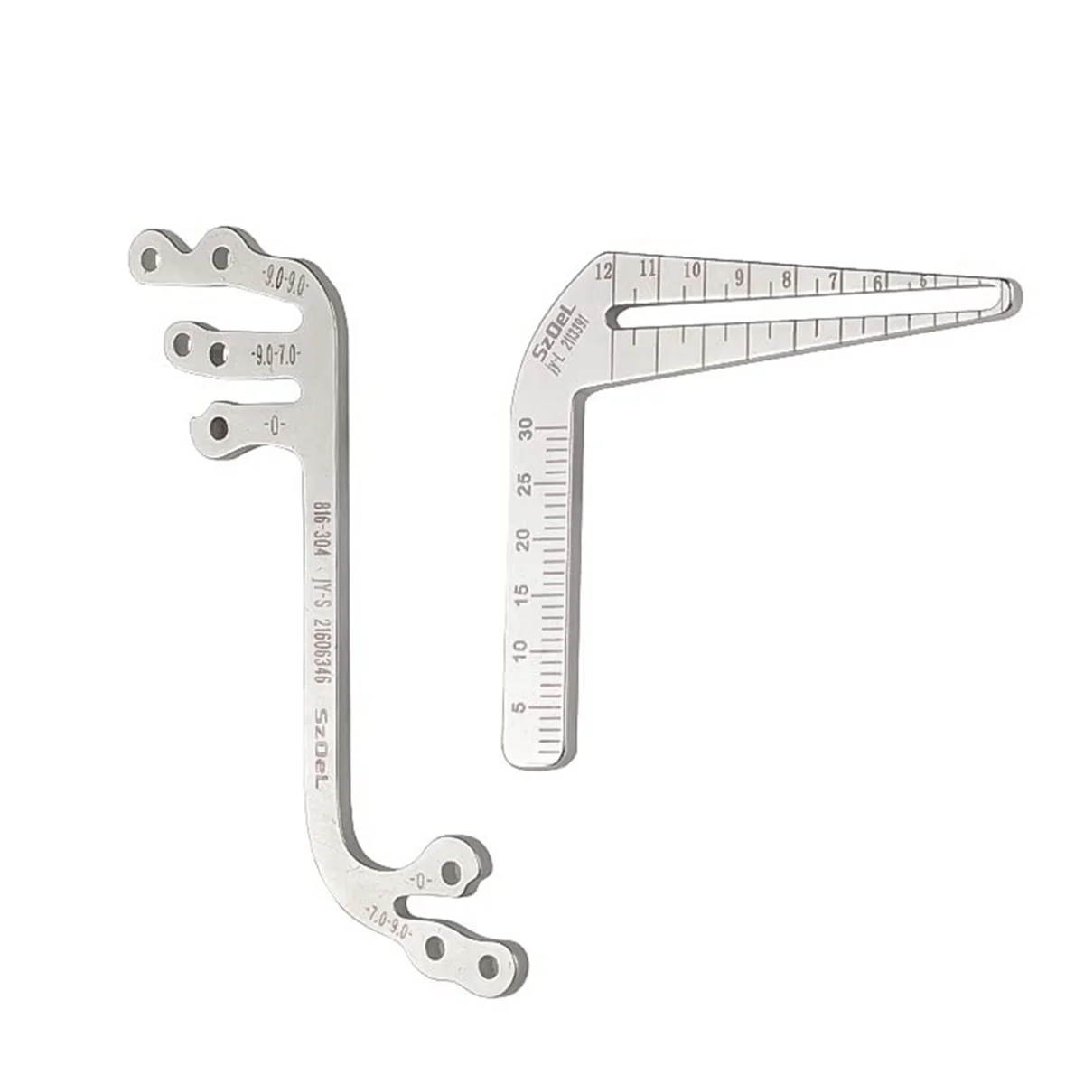 6pcs/Set Implant Guide Set Autoclavable Oral Planting -Locator Positioning Angle Ruler