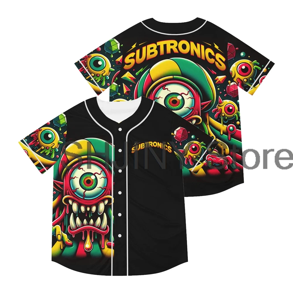 Джерси для бейсбола Subtronics Lost Lands, женские и мужские футболки, уличная одежда в стиле хип-хоп