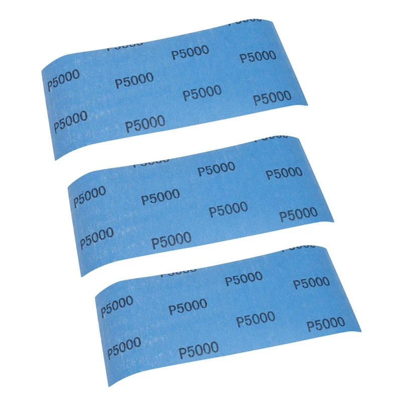 Wet Dry Polishing Sandpaper 3000 5000 7000 High Grit Wet and Dry Sandpaper ortment Drywall Sanding Paper 9 X 3.6 Inch for Car