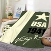 Fashion Racing Cras J-Jeep Blanket Skin friendly comfort warm soft plush blanket suitable sofa living room office bedroom 6