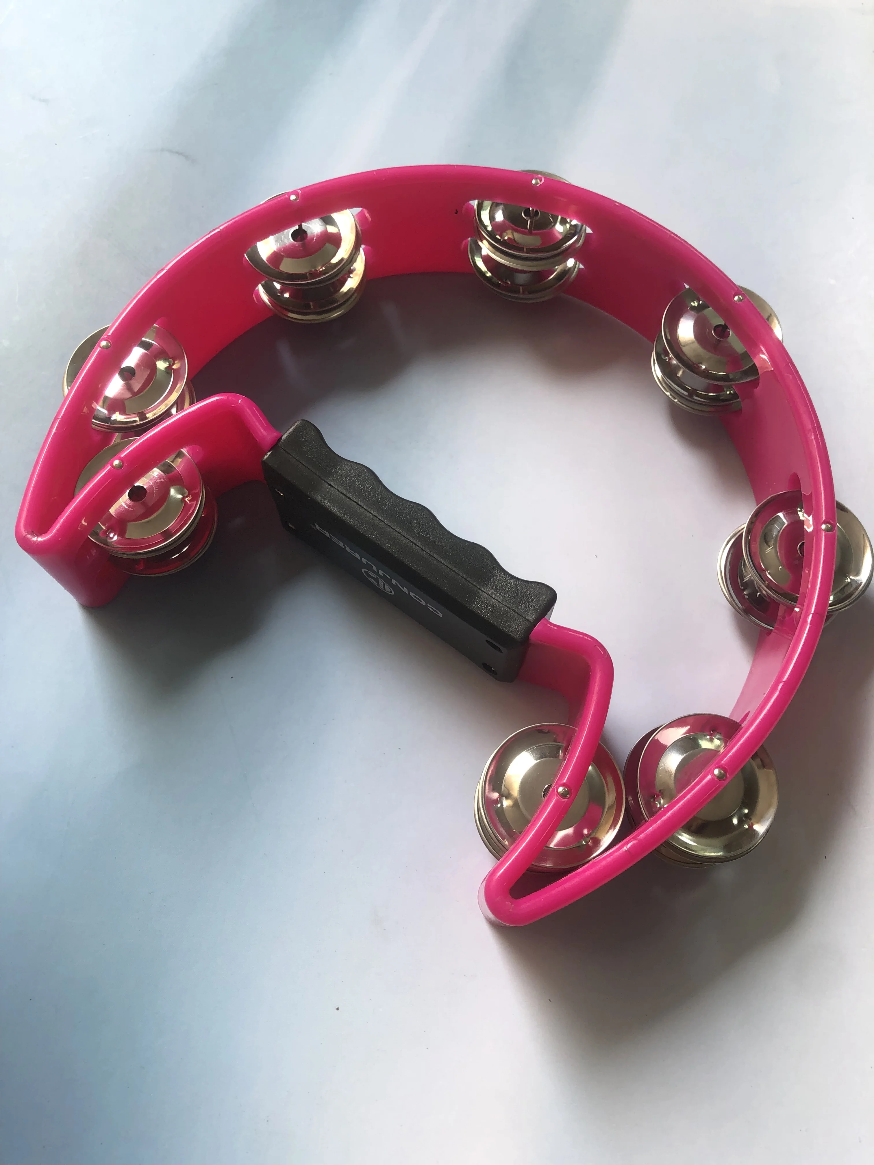 Hand Bell Orff Tambourine Layer Tambourine Five Colors Percussion Instrument Kids Musical Gift Educational Toys Party