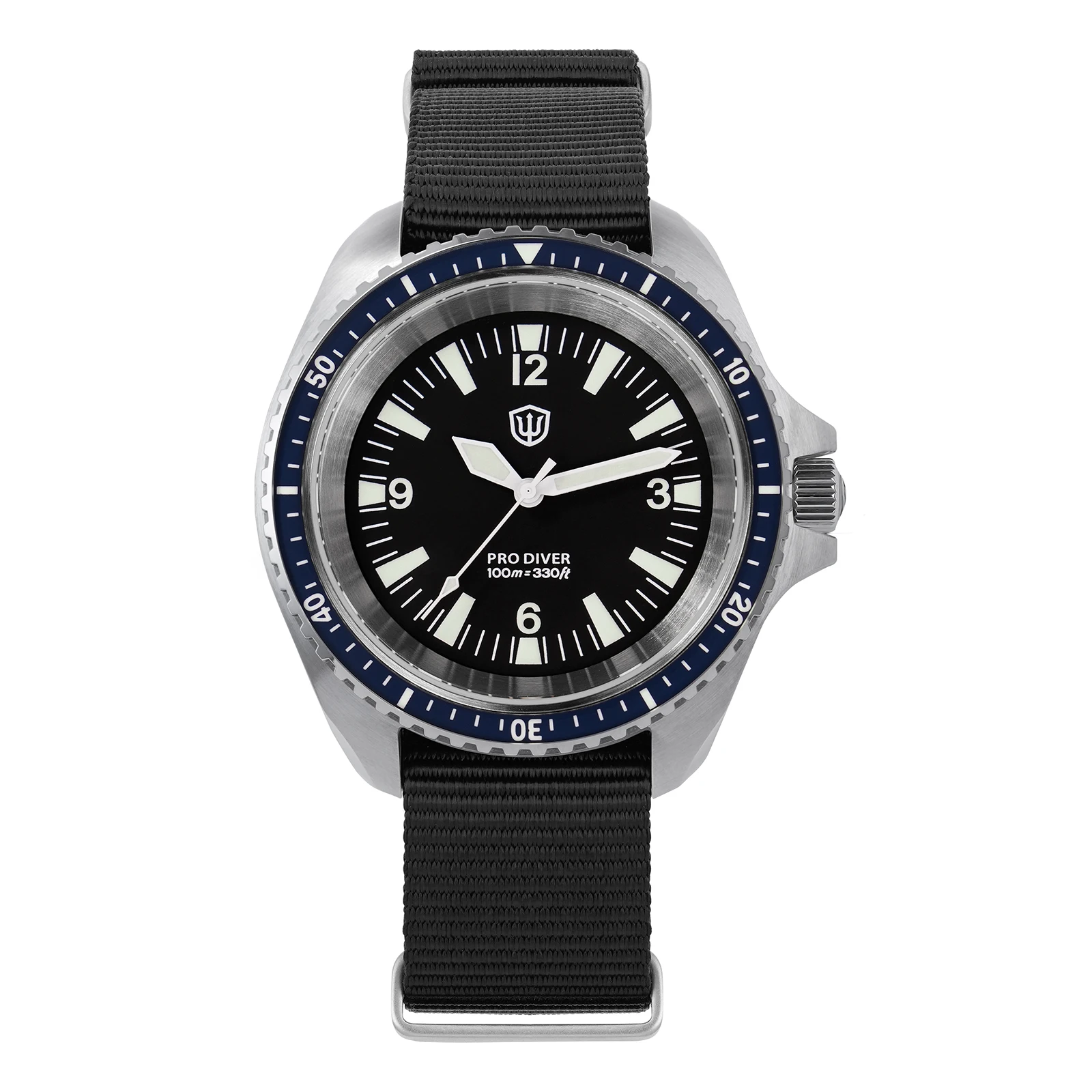 Watchdives WD1980 V2 39mm Men Watch Vintage VH31 Ronda 515 Sweep