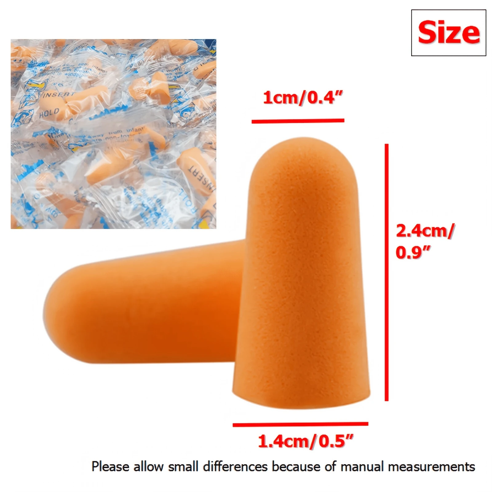 Premium Noise Reduction Foam Earplugs - Superior Comfort for Sleep and Work