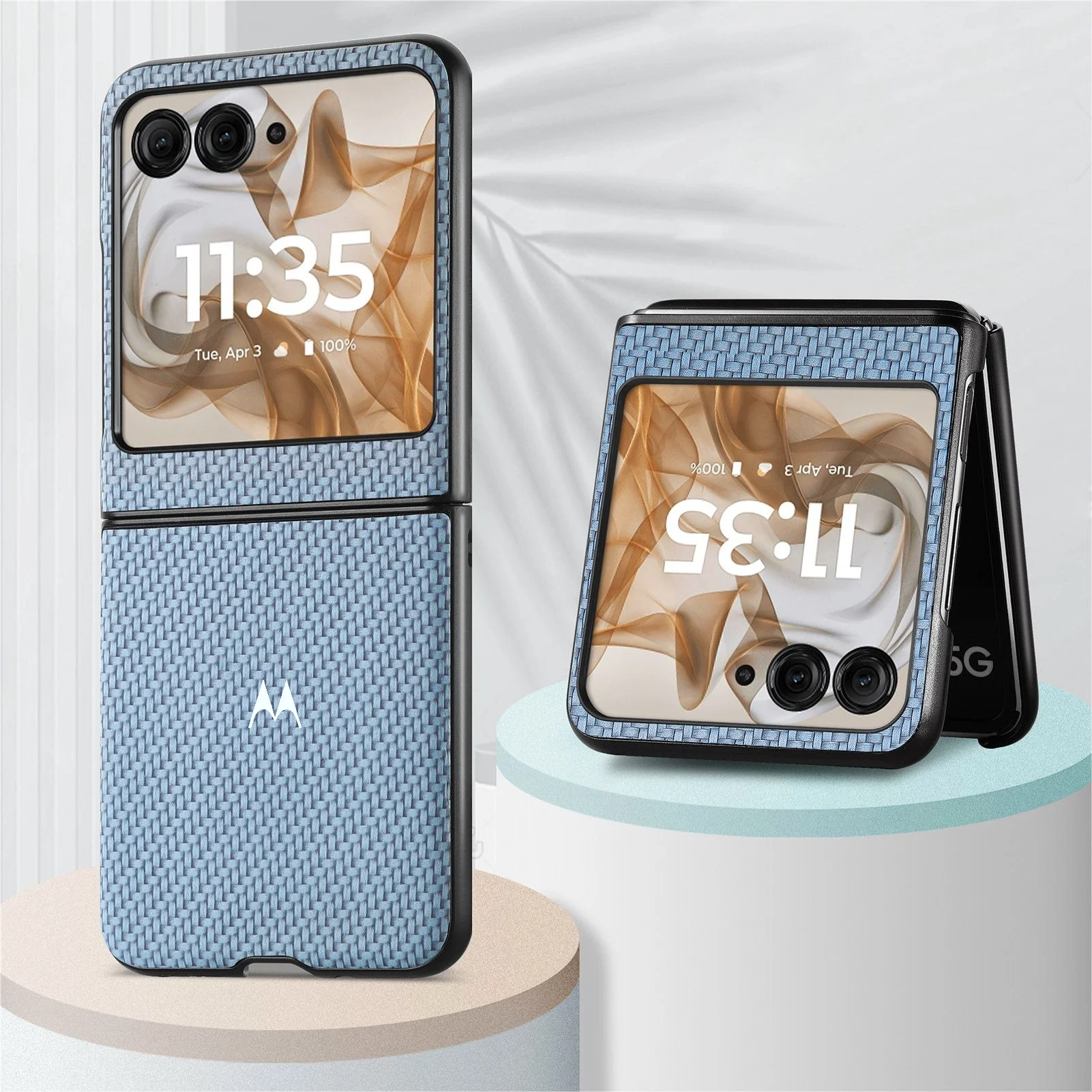 Business Luxury Smooth-Touch Braided Texture Protective Case