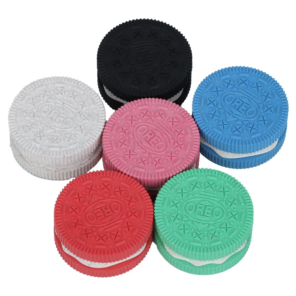

Herb Grinder 2 Layers Tobacco Crusher Degradable Plastic Cookie Biscuit Crucher for Smoking Accessories