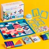 Montessori children's education, tabletop design in color form, sensory perception, reverse thinking 2