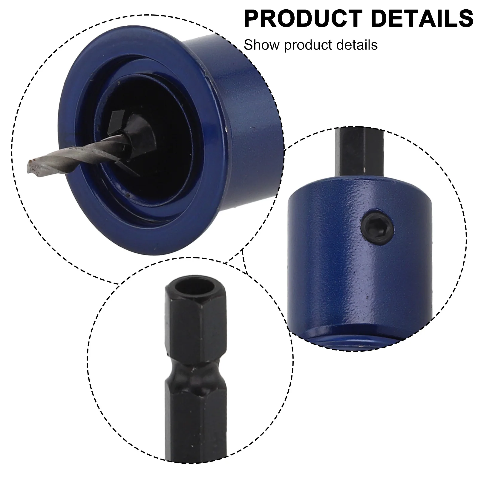 

8mm Shank Carbide Countersink Woodworking Router Bit 2.8-3.5mm Adjustable Milling Cutter Screw Extractor Remon Demolition