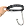 Adjustable PU Leather Chastity Belt With 5 Sizes Stainless Steel Anal Hook Fetish BDSM Bondage Restraints Butt Plugs Sex Toys 1