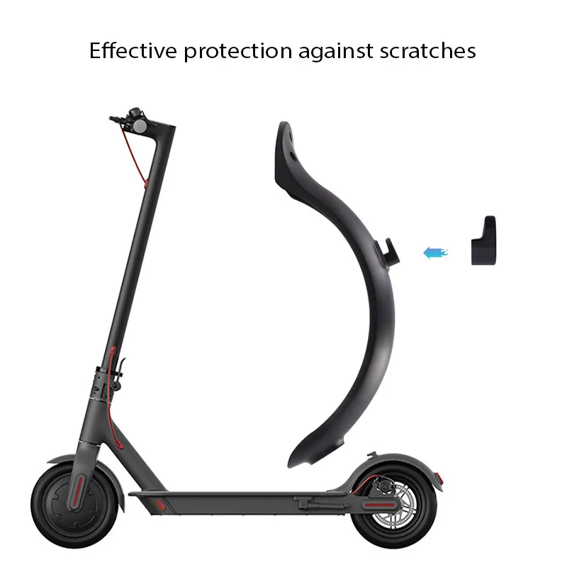 Scooter Mudguard Tire Splash Fender Rear Taillight Back Guard For Xiaomi Mijia M365 and M365 Pro Electric Scooter electric scooter mud guard electric scooter spare parts electric scooter accessories bicycle phone holder scooter accessories electric scooter tail light