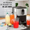 Chef Self Dispensing Nugget Ice Maker Countertop, 46LB Per Day Automatic Chewable Ice, 1.8LB Per Hour 2