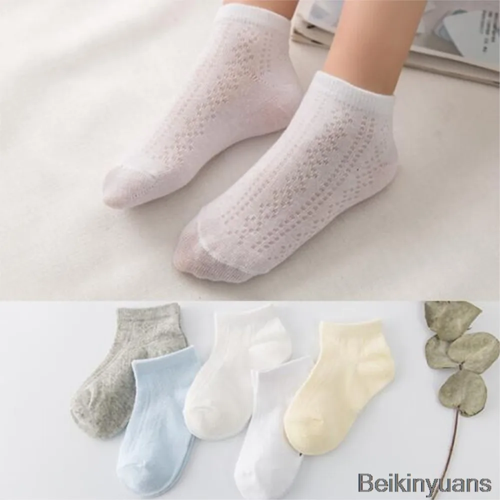 Children's Socks Spring Summer Boys Girls Cotton Thin Breathable Baby Mesh Sock for newborn toddlers infant kids socks