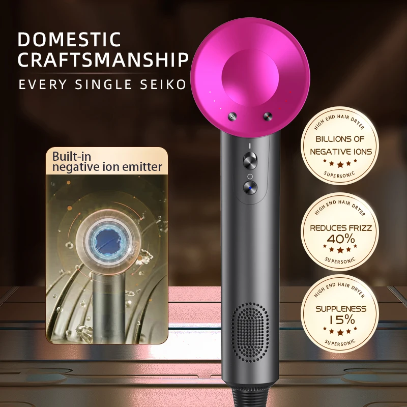 High Speed Anion 110000rpm Hair Dryer Wind 62m/s 1600W 2 Minute Quick Dry Professional Hair Care Negative Lon 4