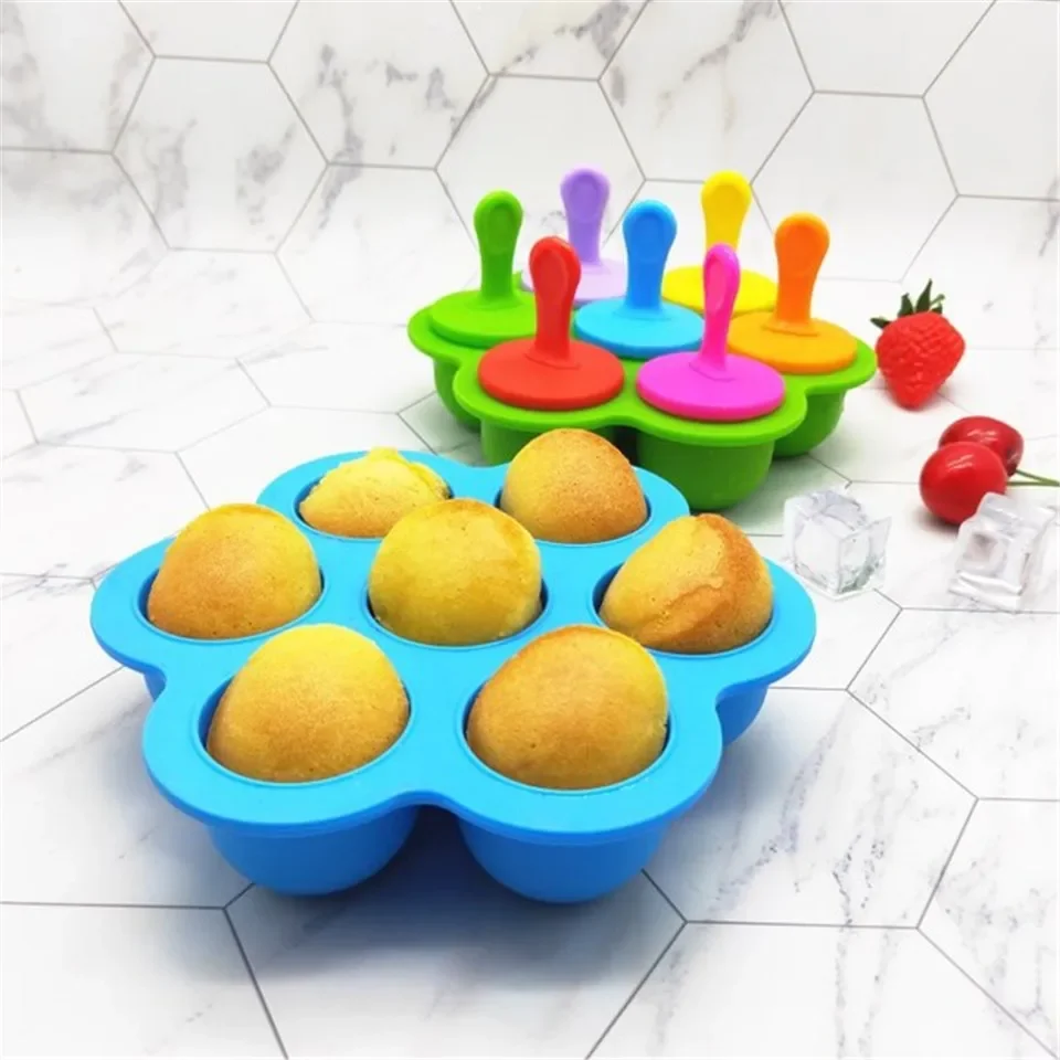 Freezer Jelly Pudding Ice Cream Mold Making Mould Multiple Fruit Ice Cream Silicone Chocolate Molds With Popsicle Sticks