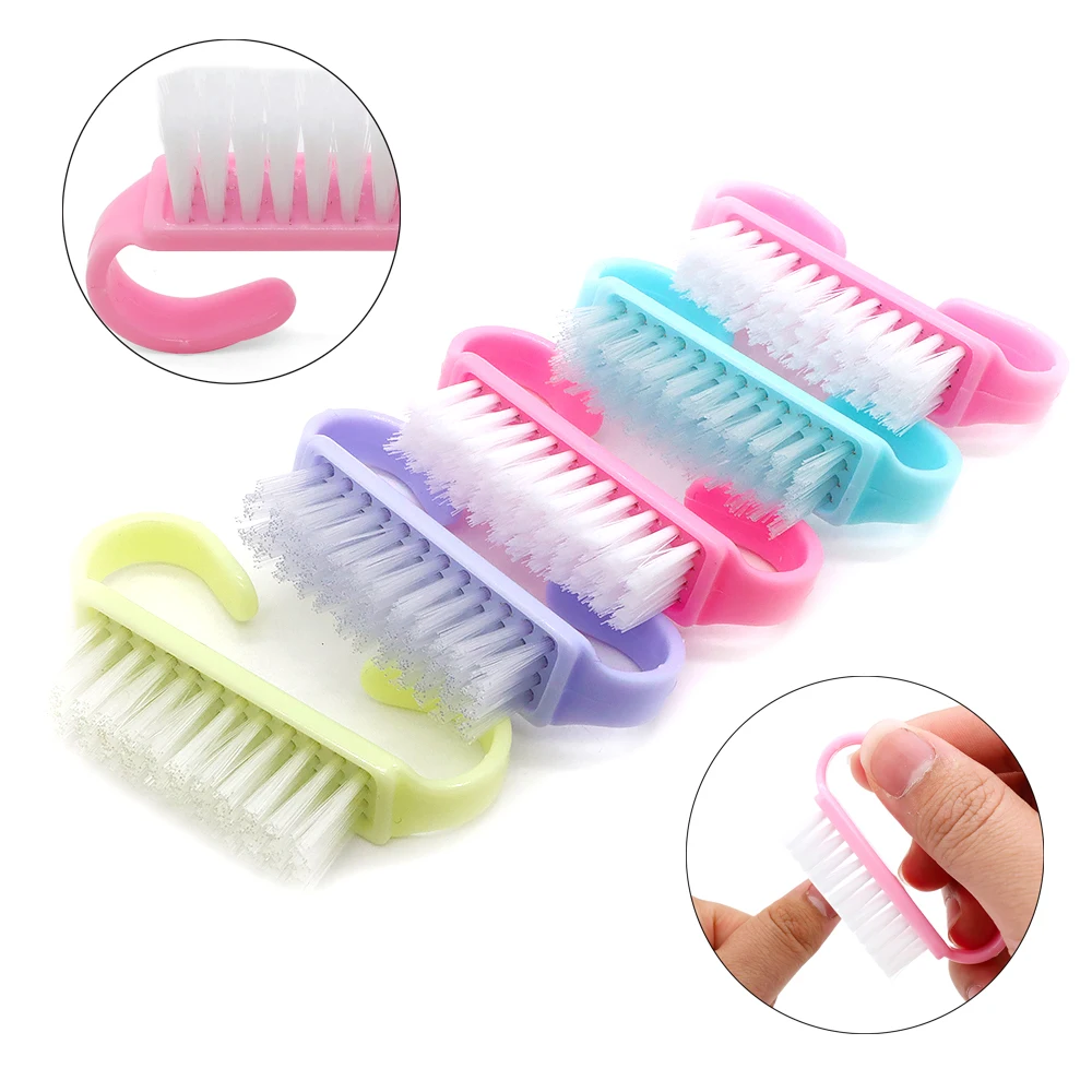 1/3/10Pcs Nail Cleaning Brushes Manicure Pedicure Soft Hair Remove Dust Powder Hand Scrubbing Clean Brush For Nail Care Makeup 1