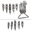 Gothic Punk Skeleton Hand Glove Adjustable Metal Finger Claw for Cosplay 1