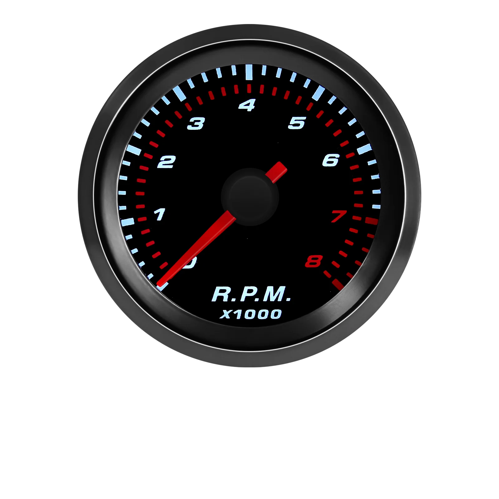 Tachometer 2&ldquo; 52mm Smoke Lens Auto Tacho Meter White LED 0-8000 RPM Meter Gasoline Car Gauge 1-8 Cylinders Accessories tachometer gauge engine tachometer tachometer meter