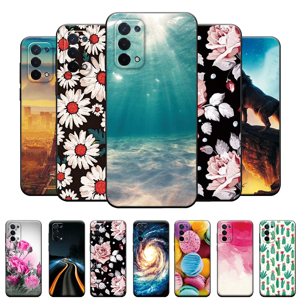 For Oppo A54 5G Case For For Oppo A54 Cover Silicone Soft TPU Phone