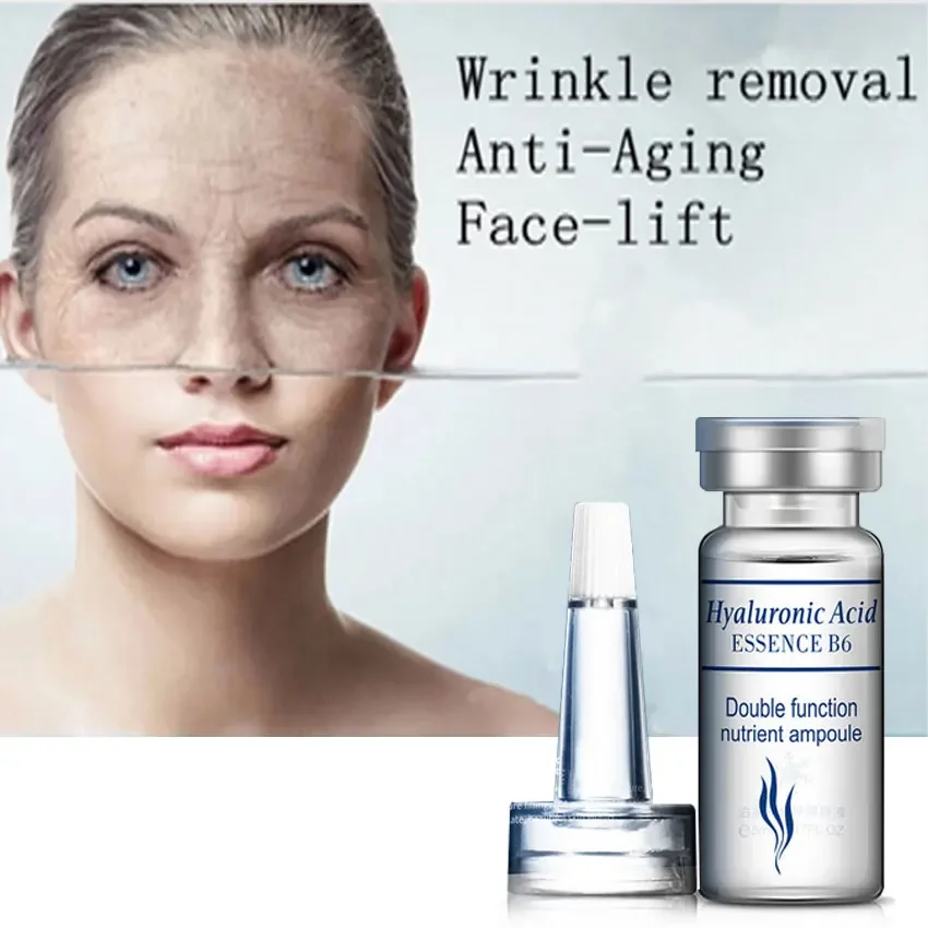 

BIOAQUA Brand Moisturizing Hyaluronic Acid Vitamins Serum Facial Skin Care Anti Wrinkle Anti Aging Collagen Essence Liquid 10pcs