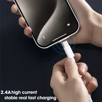 USB C Mobile Phone Cable Fast Charging USB A To Type C Nylon Braided Cord for Apple Carplay IPhone 17 16 15 Pro Max 16 15 Plus - Image 4