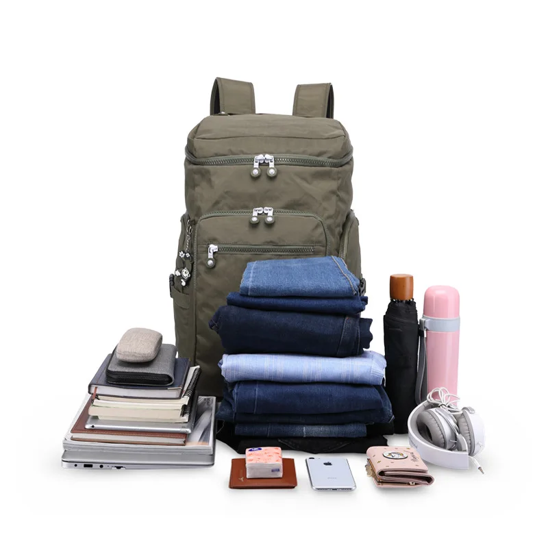 Highend Waterproof A4 Large Capacity 15.6'' Laptop Women Men Backpack Outdoor Hiking Camping Travel Duffel Bag Lightweight M1976 5