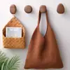 Pebble shaped Wall Mounted Coat Hook Natural Wood Key Hat Scarf Handbag Clothes Hanger Decorative Bathroom Rack Storage Hanger 1
