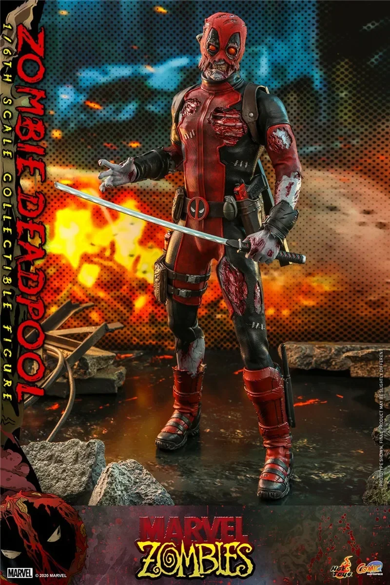 Nuovo Spot Hottoys Ht 1/6 Marvel Zombie Deadpool Versione Comica Cms06 Toy