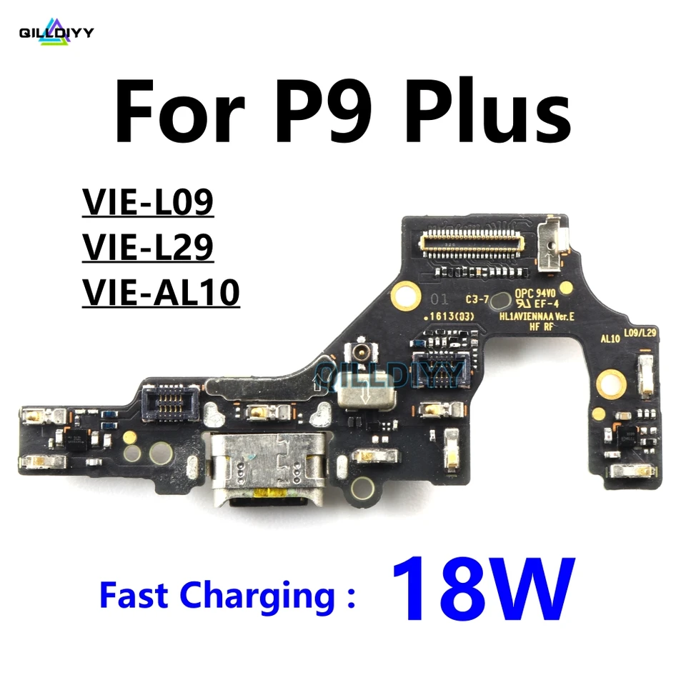 Conector de carga USB para Huawei P9 Plus, puerto de base de