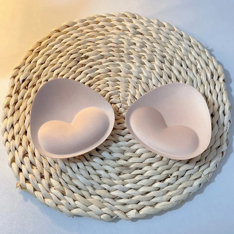2pcs Silicone Bra Inserts Breast Pads Sticky Push-up Women Bra Cup Thicker Nipple Cover Patch Bikini Inserts for Swimsuit Gifts