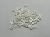Free shipping 4 holes shell button 2mm thickness  mother of pearl button for garment button cheap price white  can dyeing 3