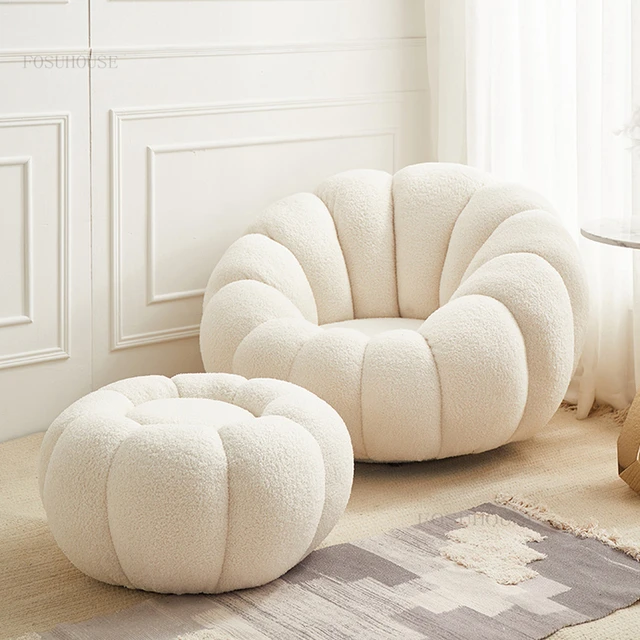 Silla de sofá de Villa para sala de estar, mueble individual para el hogar,  con respaldo para dormitorio, tienda de ropa creativa, sillas para  dormitorio de moda - AliExpress