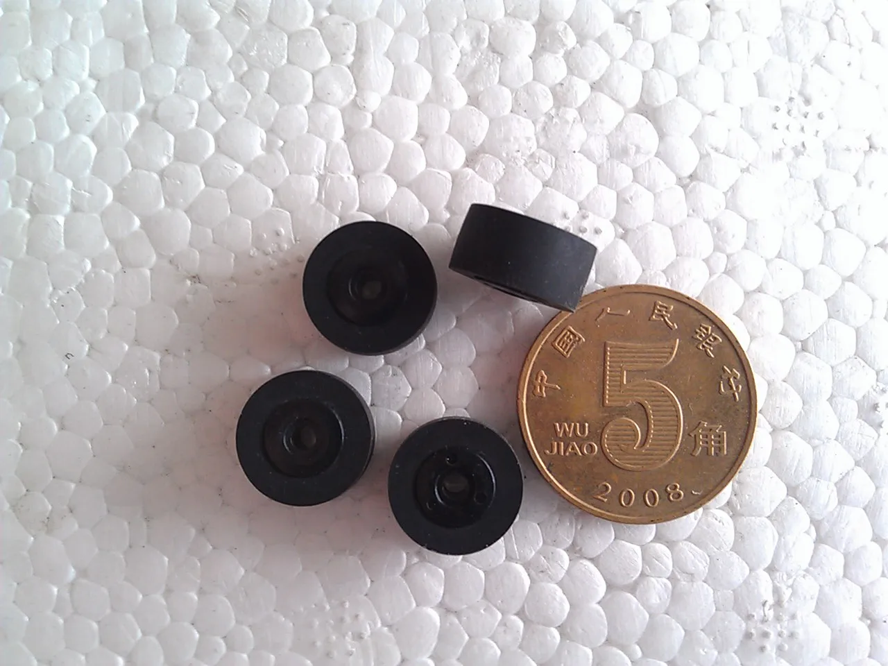 5Pcs 10×6×2Mm Stereo Pinch Roller Cassette Deck Pinch Roller Audio Press Belt Pulley Audio Tape Recorder