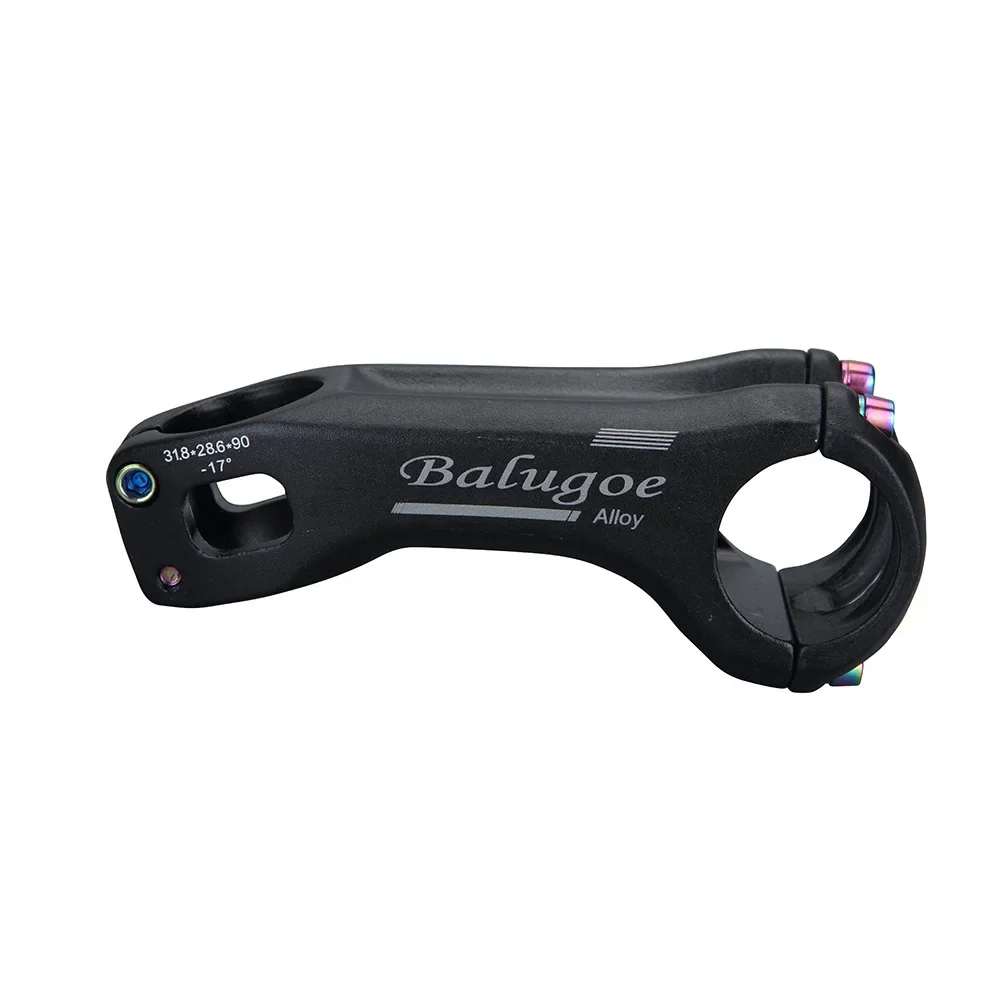 

BALUGOE off-road mountain bike aluminum alloy handle stand pipe positive and negative 17 degrees 60mm90mm handle angle