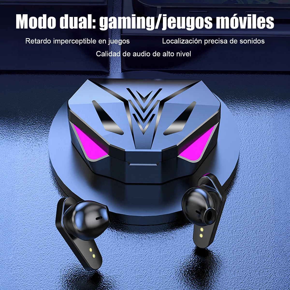 Tws X15 Wireless In-Ear Headphones, 9D Stereo Music Headphones, Hifi, 65Ms Low Latency, for Gamer, Esport, with Microphone