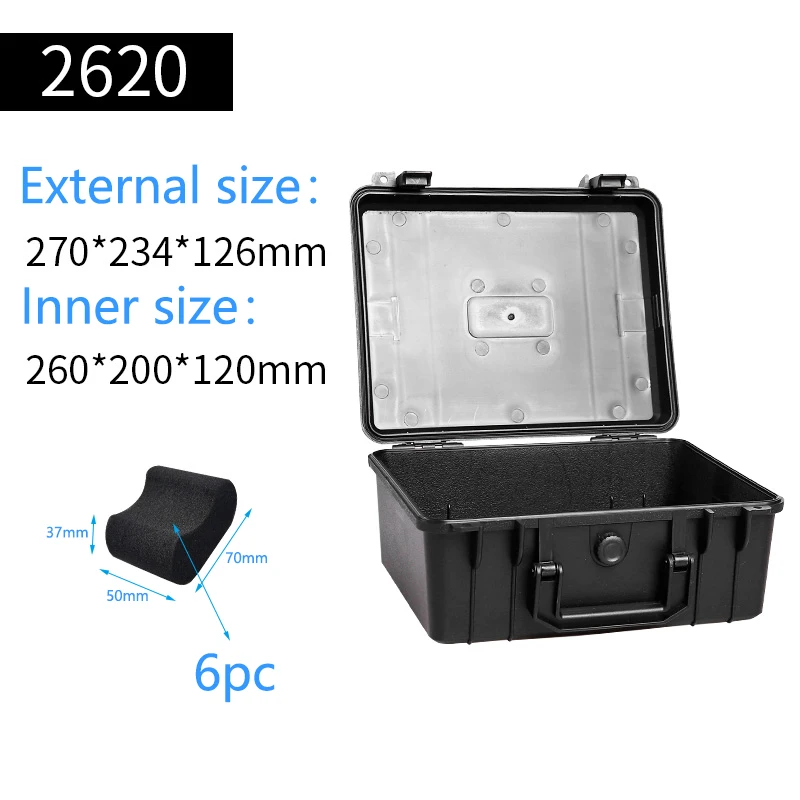 heavy duty tool bag Plastic Suitcase Case Display Storage Box Watch Storage Box Case Watch Bracket Clock Watch Clock Box tool pouch belt Tool Storage Items