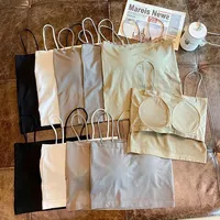 Base Layer Csole Women Summer Inner Wear with Chest Pad One oulder Design Unique Outerwear Beautiful Ba Tube Top - Image 5