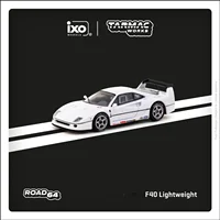 Tarmac Works 1:64 F40 Lightweight White Diecast Model Car 1