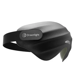 Dreamlight 3D Full Shading Relaxation Eye Mask - Ultimate Light - Blocking Sleep Aid and Perfect Gift (4SPro Black)