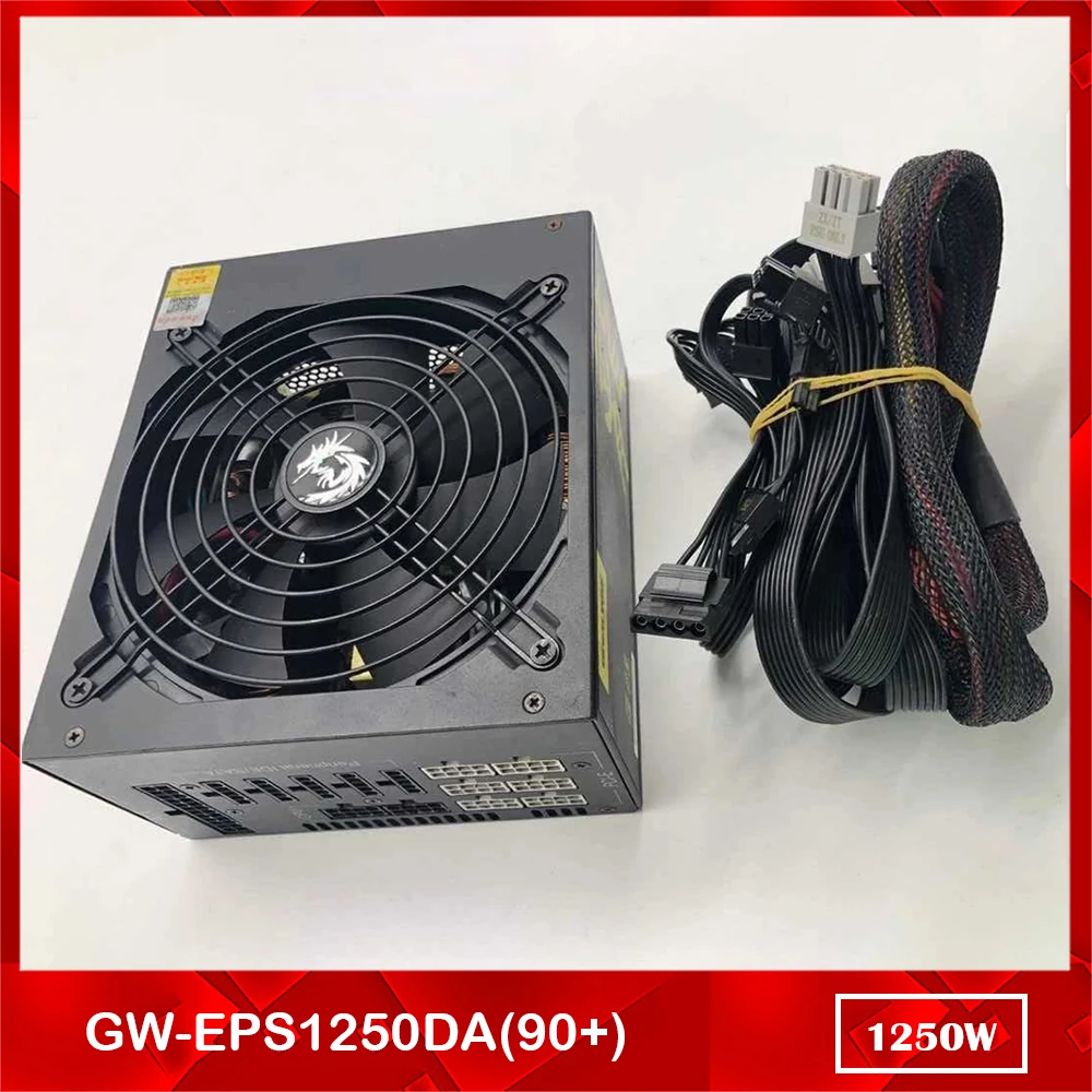 1250W 광산용 전원 공급 장치 Great Wall GW-EPS1250DA (90+) 24P 4P+4P 6P+2P 6*8P SATA*6 100% 배송 전 테스트 완료